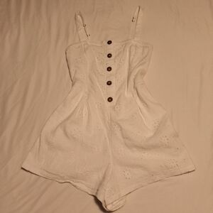 Hollister Off-White Romper